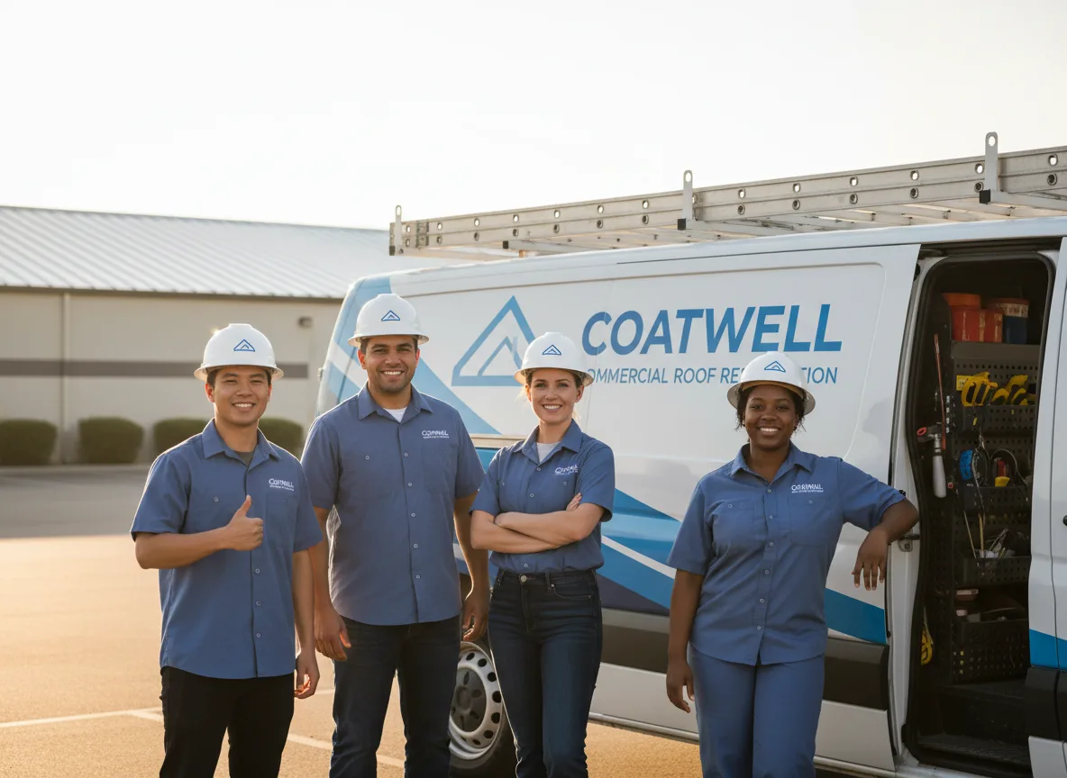 Commercial roof coating company in Bussey, IA